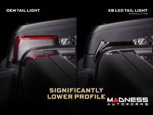 Jeep Wrangler JL LED Tail Lights - XB LED Series - Morimoto - Low Profile - Smoked